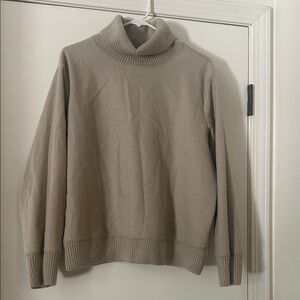 a new day Beige Turtleneck Sweater